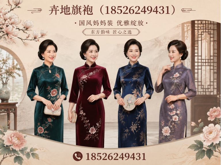 宝坻区国风妈妈装展示图